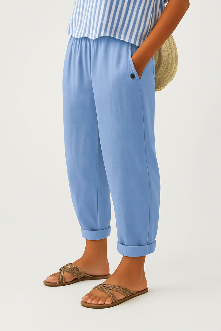Delilah – Breathable Linen Cotton Trousers