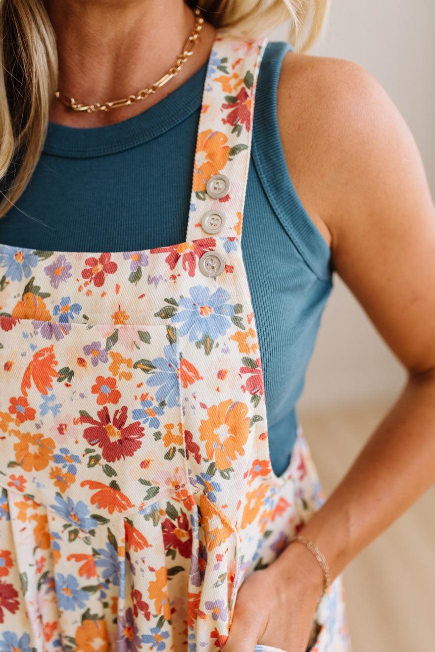 Patricia | Floral Summer Shortalls
