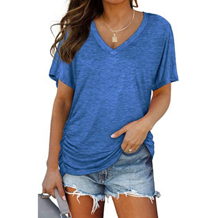 EILY™ - Chemise classique à col en V et coupe ample