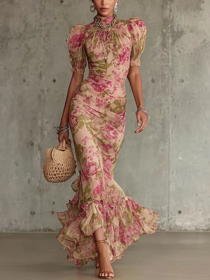 Isabelle | Robe longue fleurie