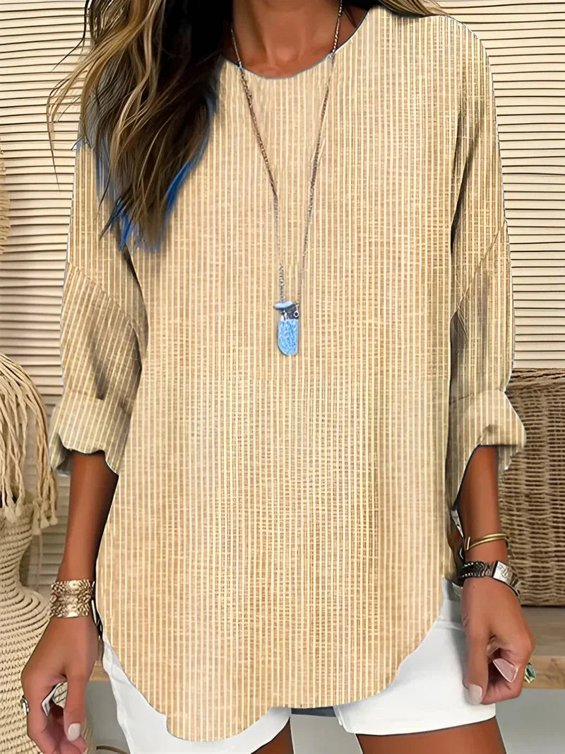 Brenna | Relaxed Stripe Blouse