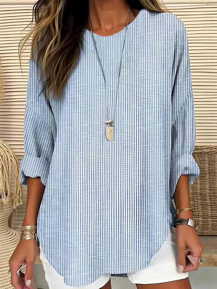 Brenna | Relaxed Stripe Blouse