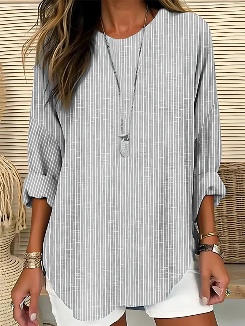 Brenna | Relaxed Stripe Blouse