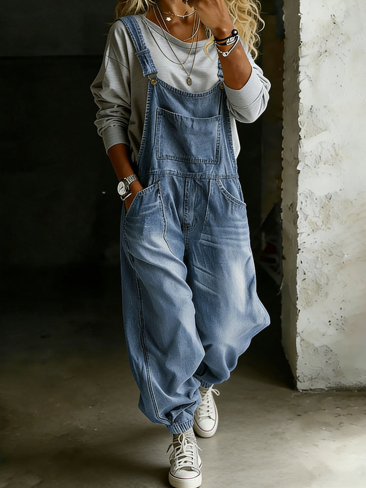 Women’s Relaxed Fit Denim Jumpsuit