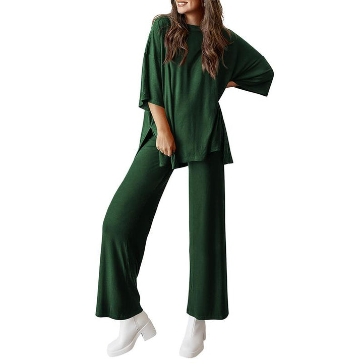 HARLOWI™ – Ensemble pull et jogging coupe décontractée pour tous les jours
