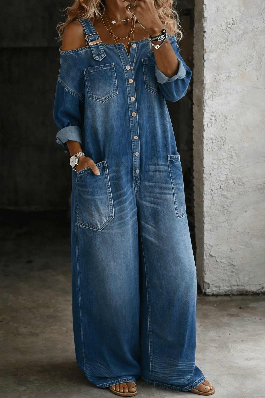 Aurelia | Denim Jumpsuit