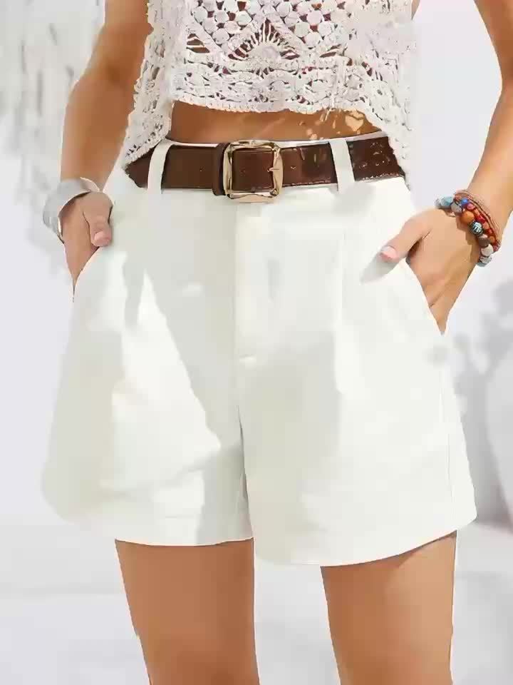 MÉLANIE™ - Short Chic Taille Haute 