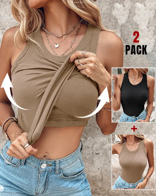 DASHA™ - Débardeur confort avec soutien-gorge intégré (Lot de 2)