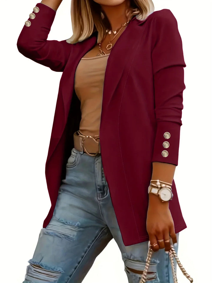 EMMA™ - Veste chic ouverte sur le devant
