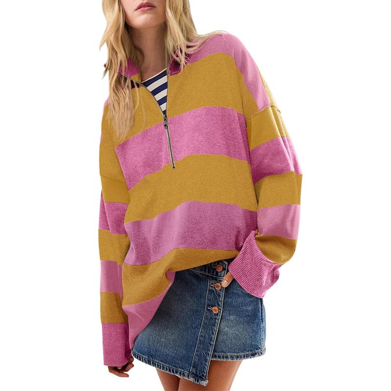 AUTUMN™ - Pull à col roulé oversize élégant avec demi-fermeture éclair