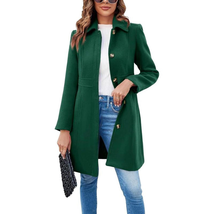 VIVIAN™ - Élégant manteau à manches longues et à simple boutonnage pour le bureau