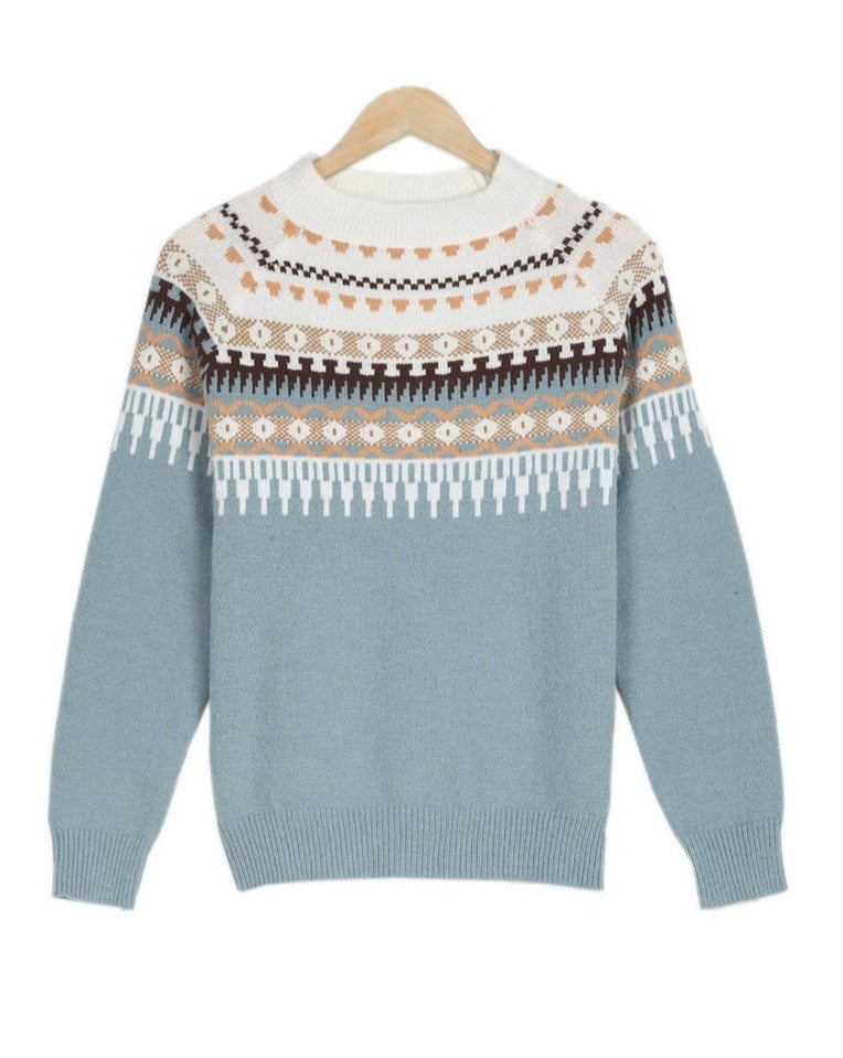 AVERY™ - Pull en maille Fair Isle