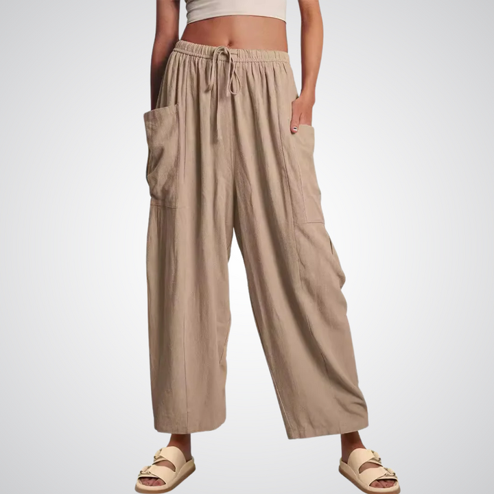 LYNNA™ – Pantalon confort à jambes larges 