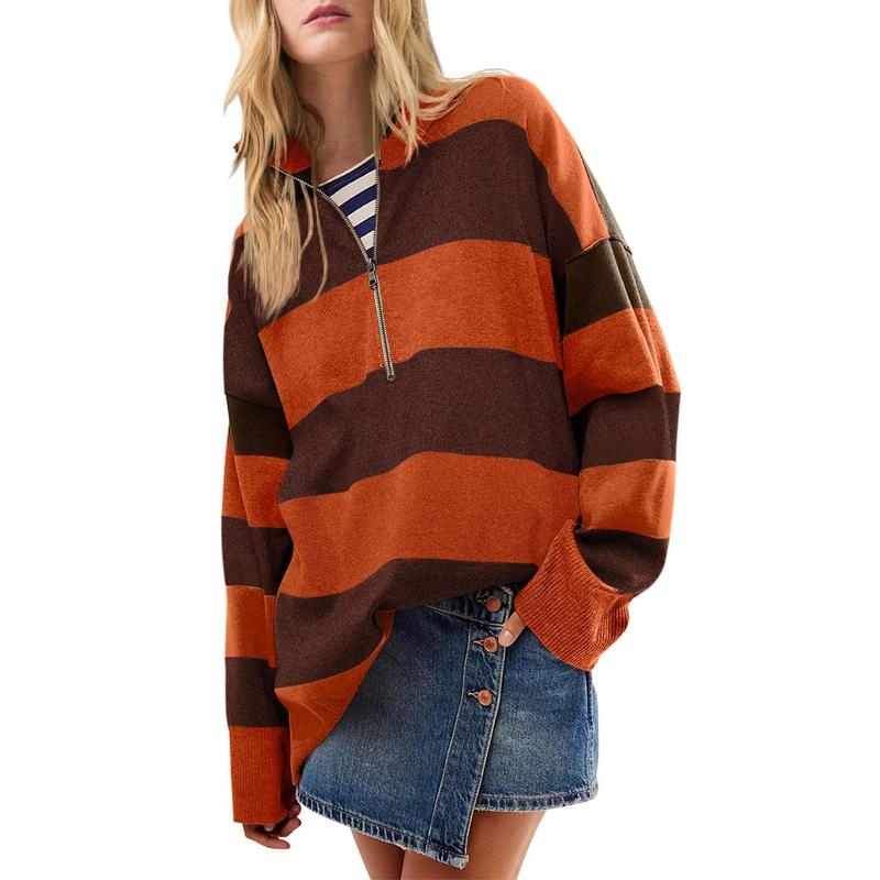 AUTUMN™ - Pull à col roulé oversize élégant avec demi-fermeture éclair