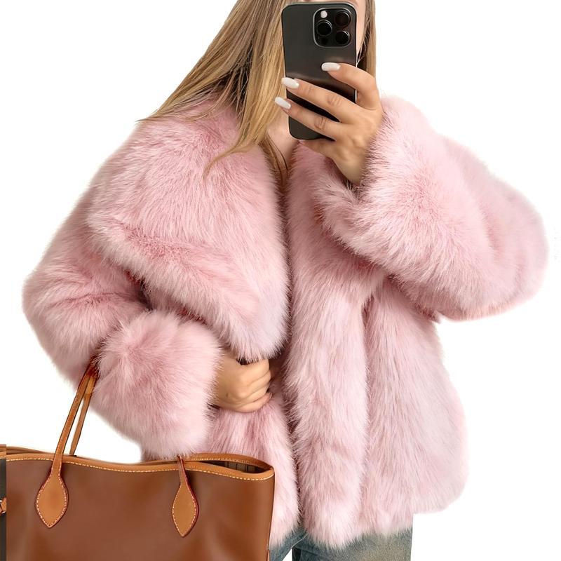 LAURENCE™ - Manteau court en fausse fourrure tendance pour les tenues d'automne et d'hiver