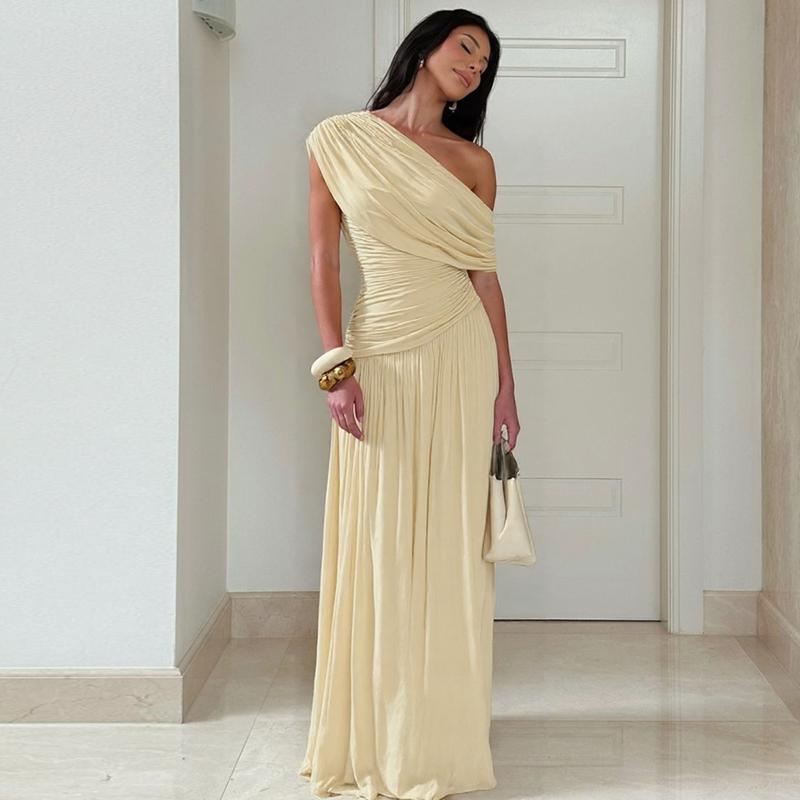 MANO™ - Élégante robe de soirée moulante asymétrique