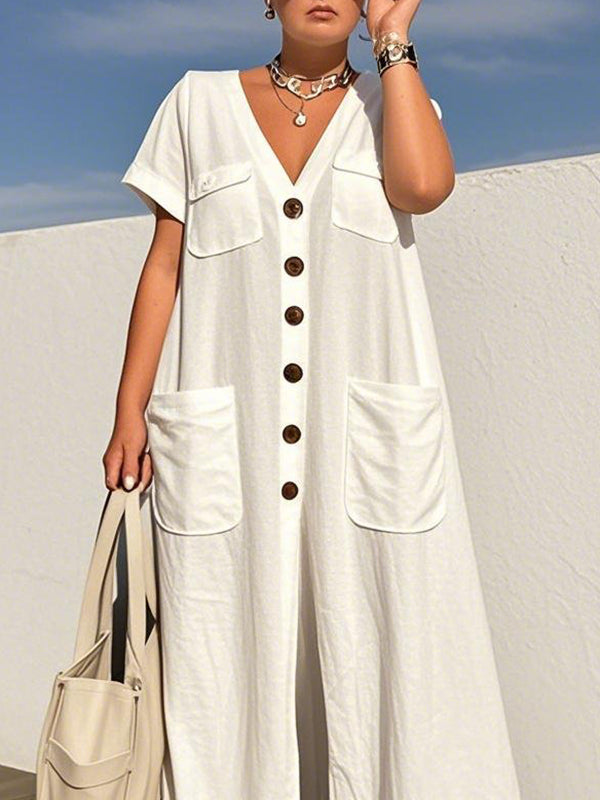 Sherry | V-Neck Jumpsuit