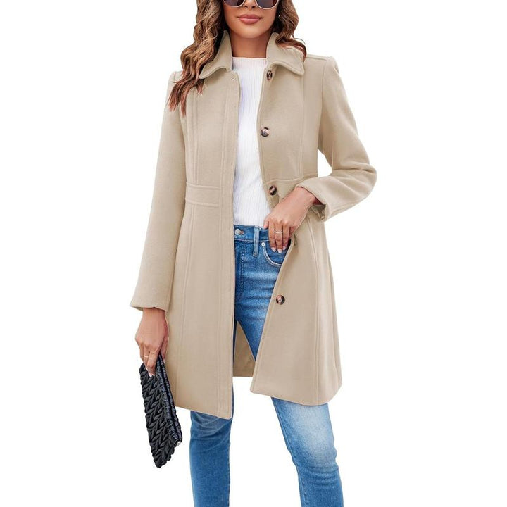 VIVIAN™ - Élégant manteau à manches longues et à simple boutonnage pour le bureau