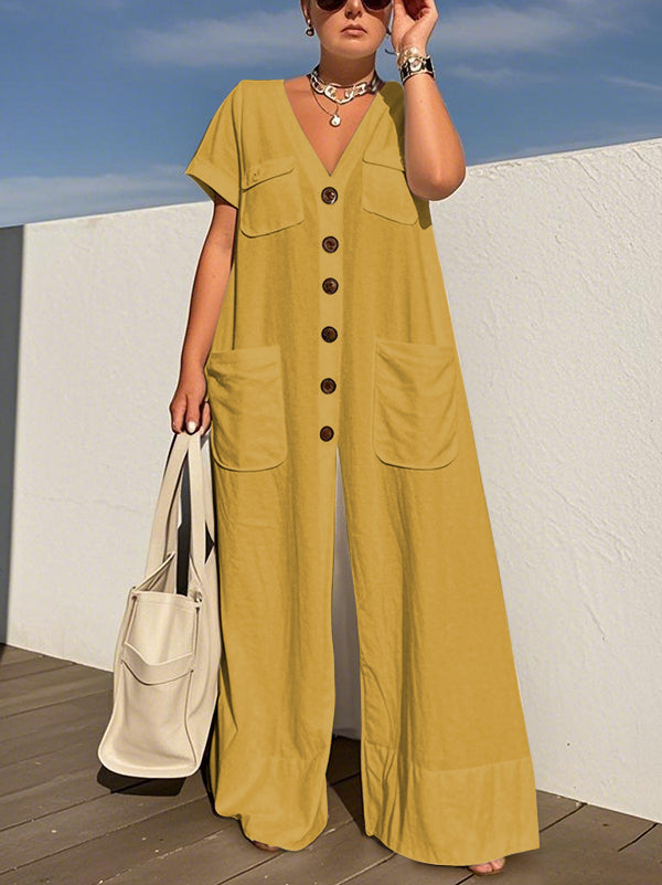 Sherry | V-Neck Jumpsuit