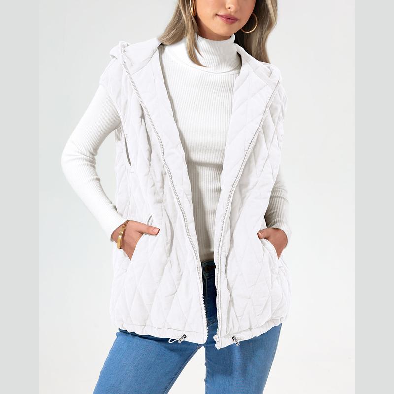 LIAM™ - Manteau d'hiver confortable sans manches à capuche et poches