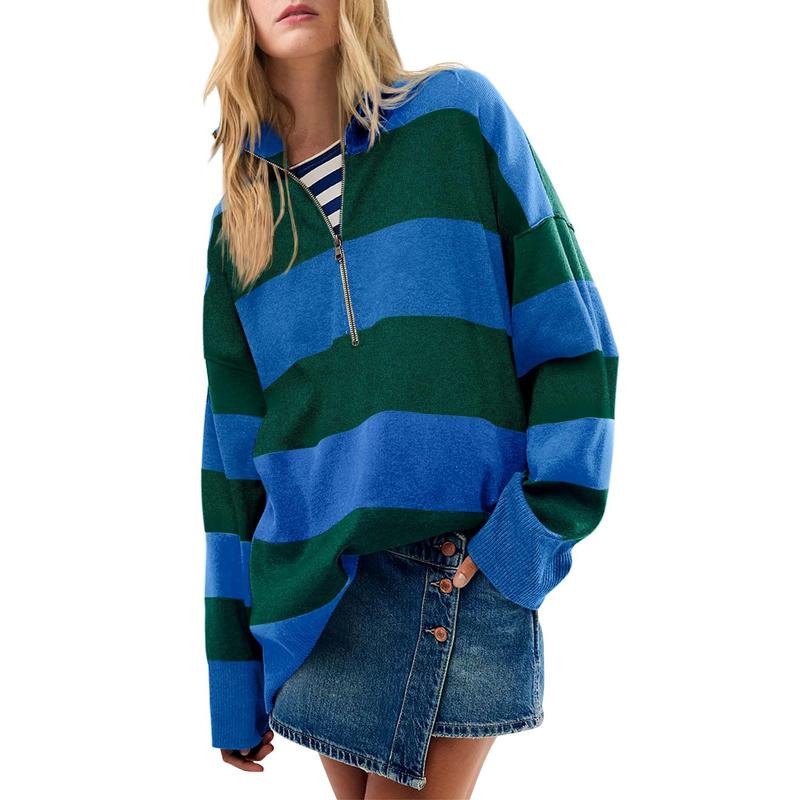 AUTUMN™ - Pull à col roulé oversize élégant avec demi-fermeture éclair