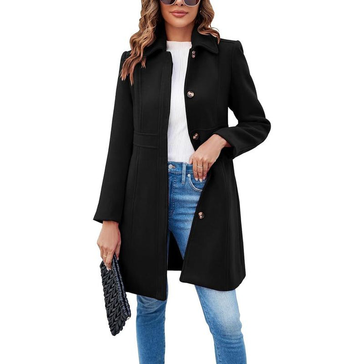 VIVIAN™ - Élégant manteau à manches longues et à simple boutonnage pour le bureau