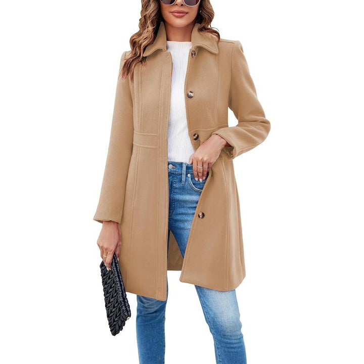VIVIAN™ - Élégant manteau à manches longues et à simple boutonnage pour le bureau