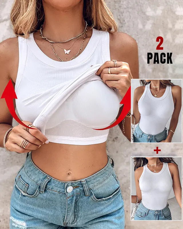 DASHA™ - Débardeur confort avec soutien-gorge intégré (Lot de 2)