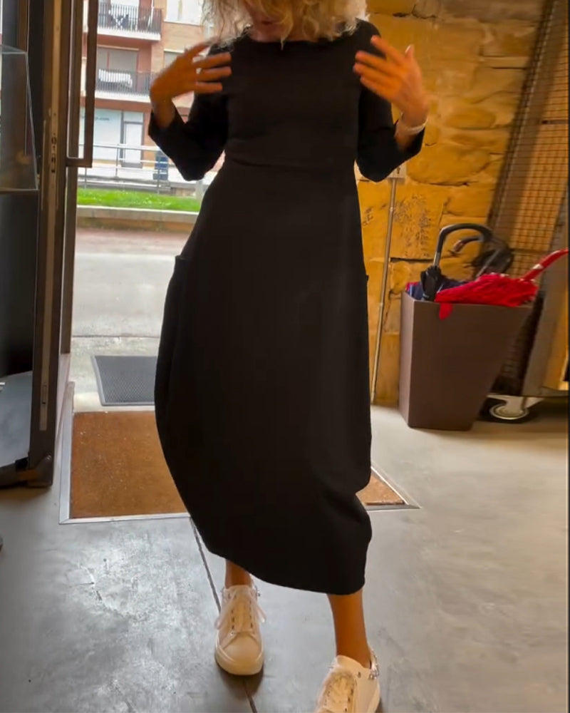 CORA™ - Robe midi décontractée et chic