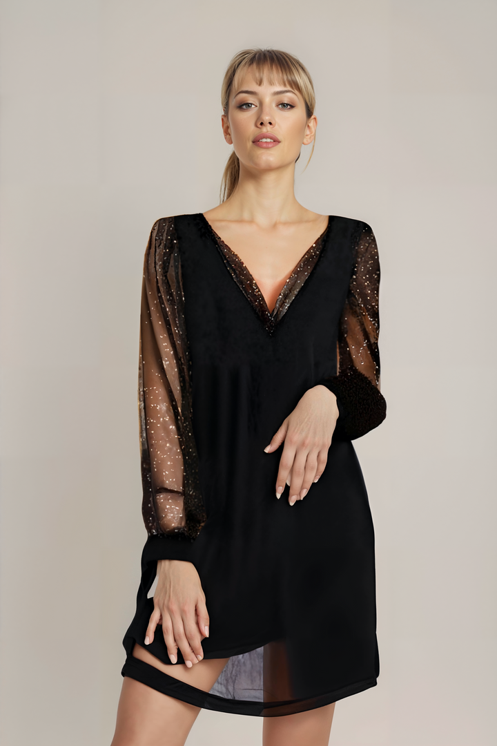 Robe à manches en dentelle LILA™