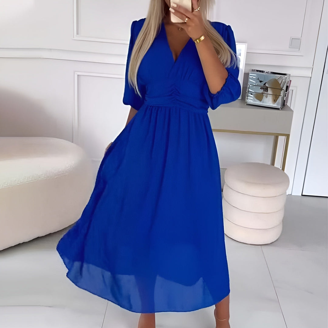 NAOMI™ - Robe élégante en mousseline