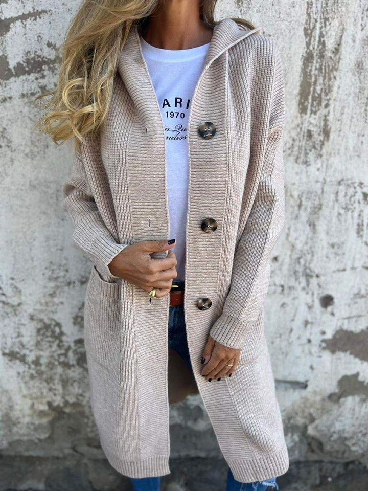 VERONICA™ - Gilet long en maille chic
