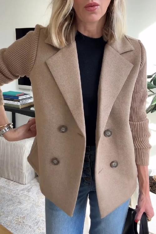 SORELLE™ - Blazer élégant à manches en maille
