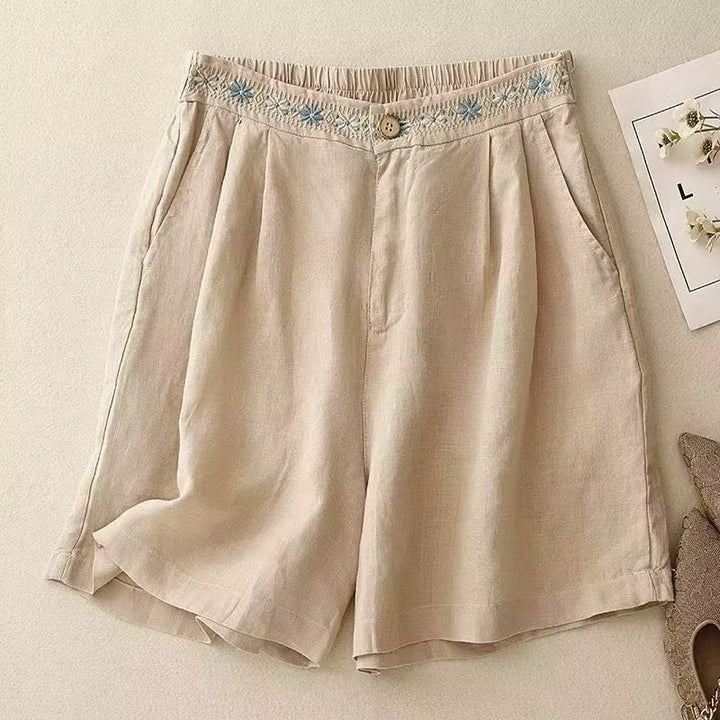 Elise | Relaxed Linen Shorts