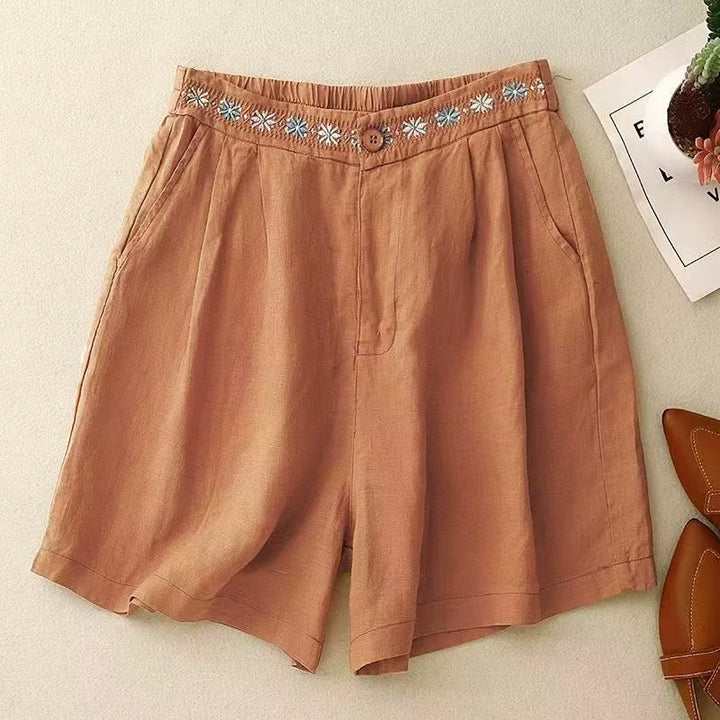 Elise | Relaxed Linen Shorts