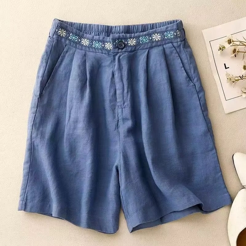 Elise | Relaxed Linen Shorts
