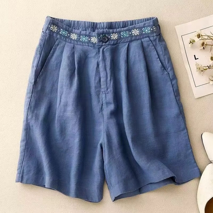 Elise | Relaxed Linen Shorts