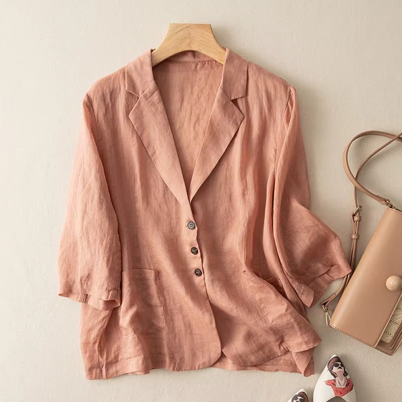 Evelyn | Relaxed Button Blouse