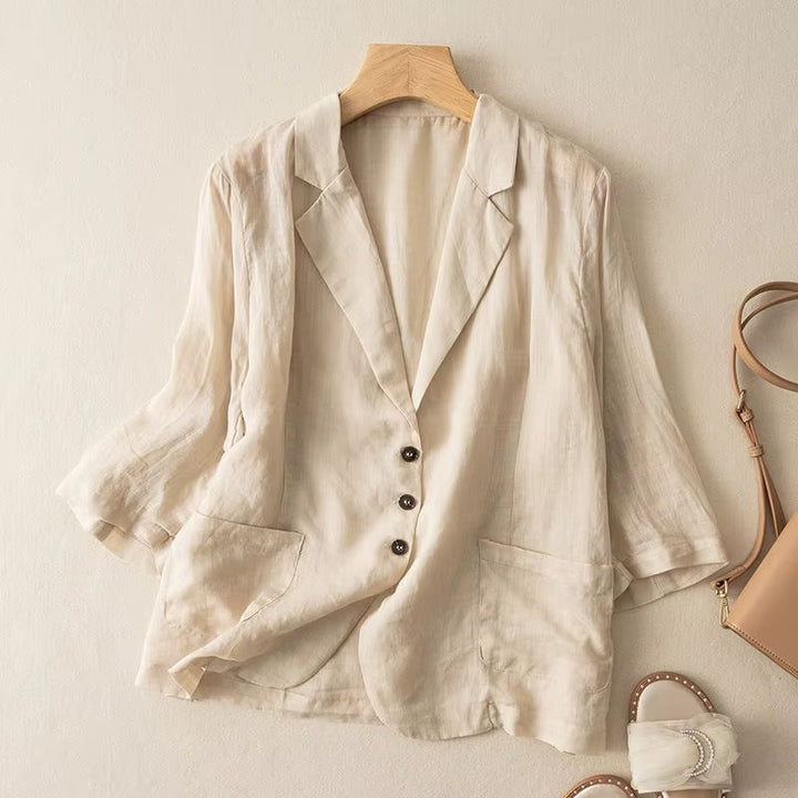 Evelyn | Relaxed Button Blouse