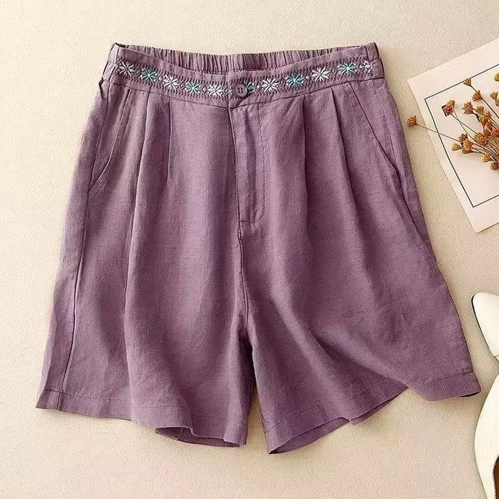 Elise | Relaxed Linen Shorts