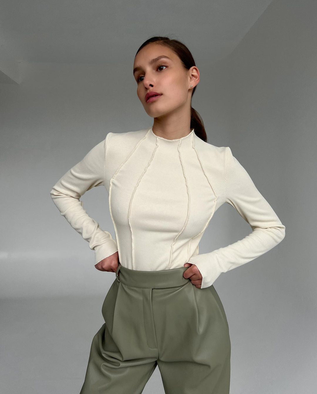 ROSE™ - Haut basique à manches longues 