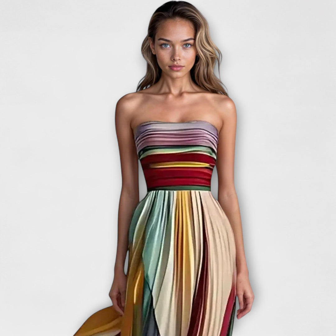 MARIGOLD™ – Robe bustier audacieuse et fluide